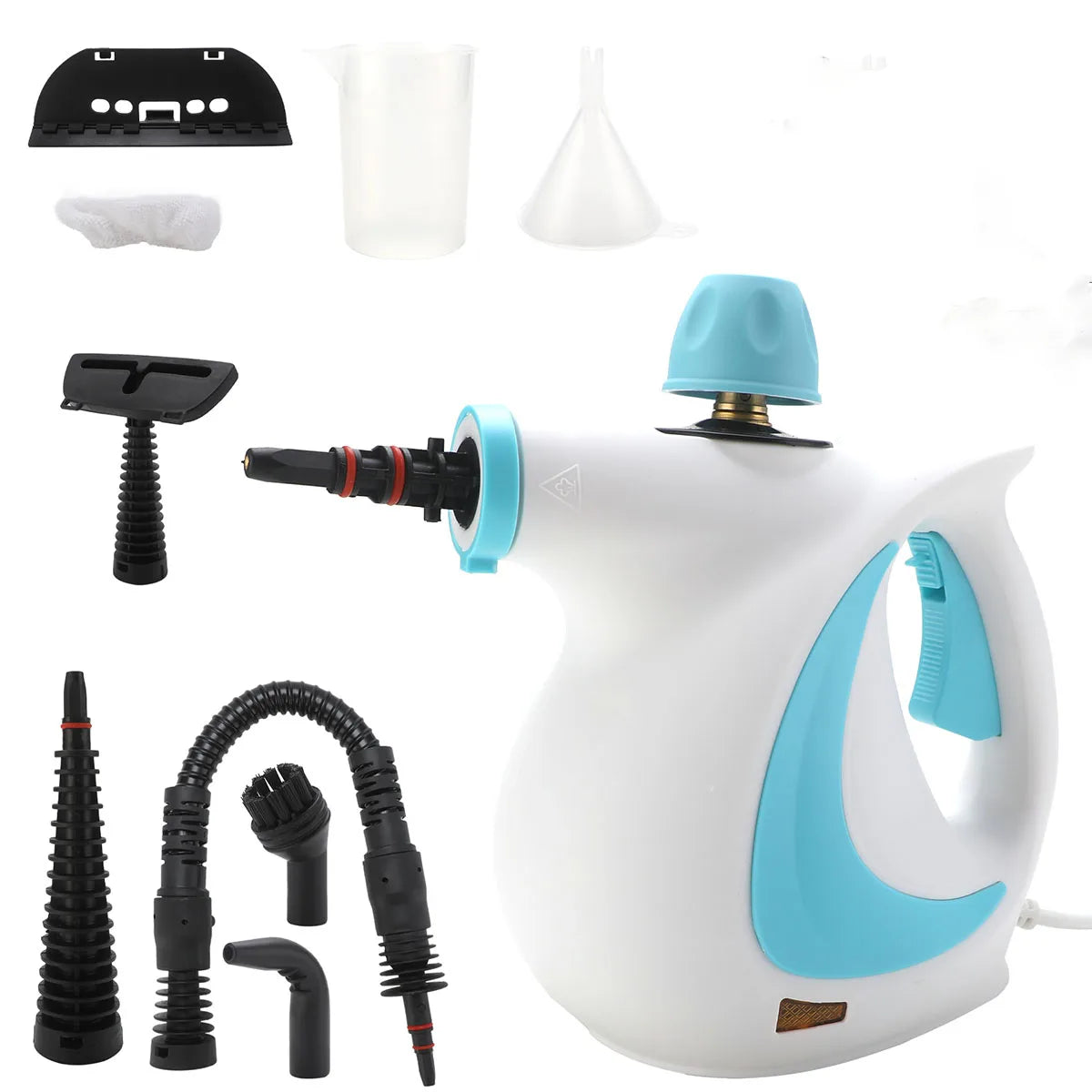 Pressurized Handheld Steam Cleaner for Home - Portable Multi-Purpose High Pressure Deep Multi-Surface Cleaning Steamer Machine